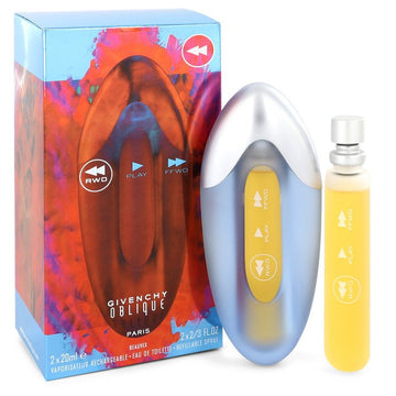 Oblique Rwd by Givenchy Two 2-3 oz Eau De Toilette Spray Refills 2-3 oz for Women