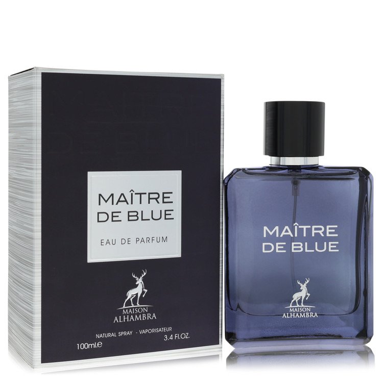 Maison Alhambra Maitre De Blue by Maison Alhambra Eau De Parfum Spray (Unboxed) 3.4 oz for Men